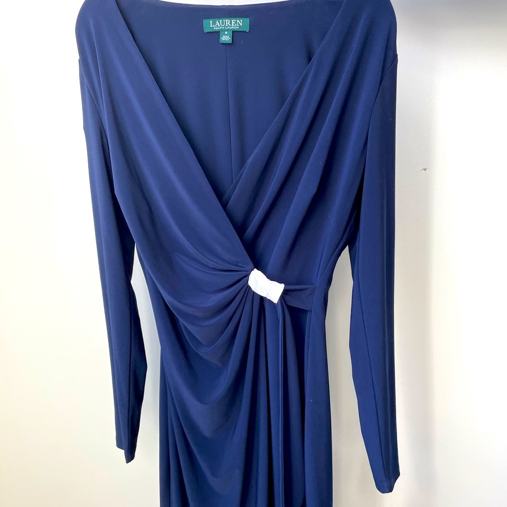 Lauren Ralph Lauren Navy Blue Dress